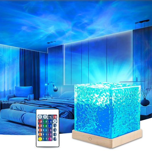 Northern Lights Cube Lamp Ocean Wave Lamp