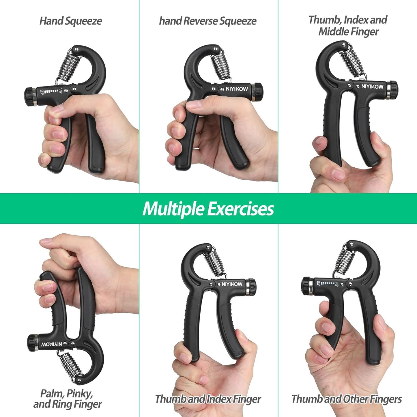 Grip Strength Trainer, Hand Grip 