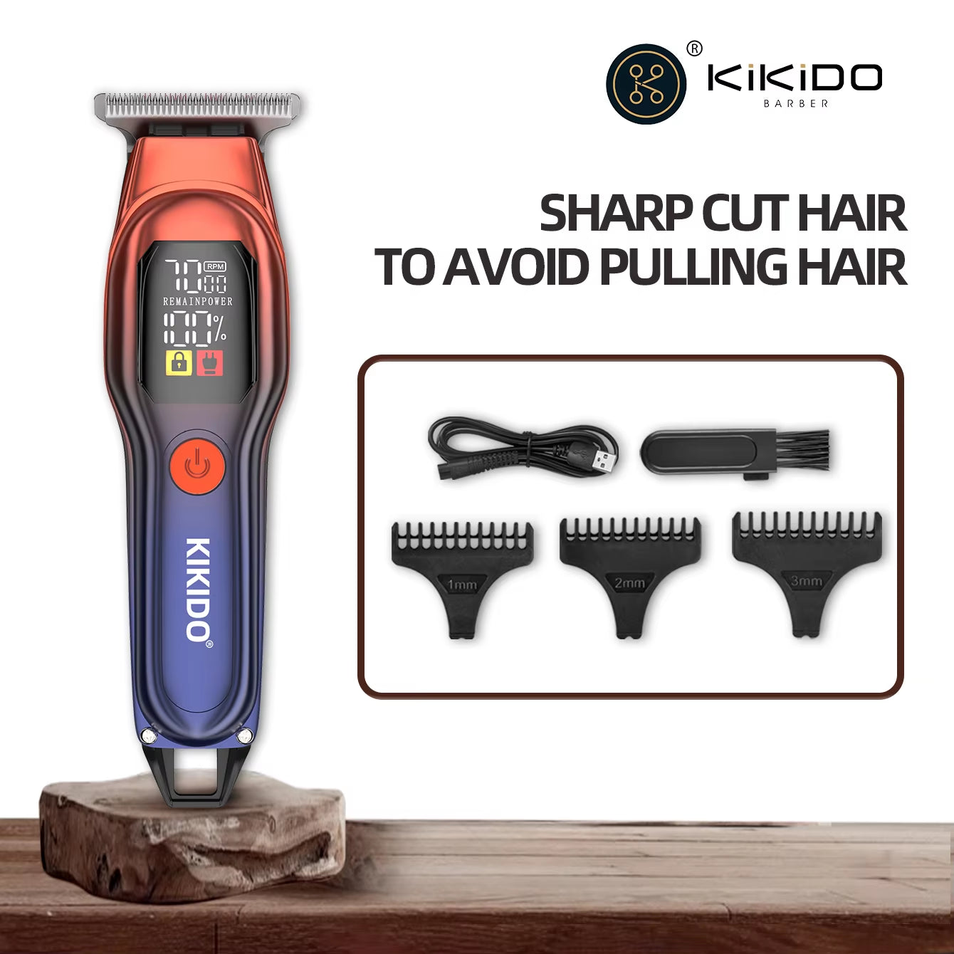 KK-A2 Rechargeable Professional Hair Clippers