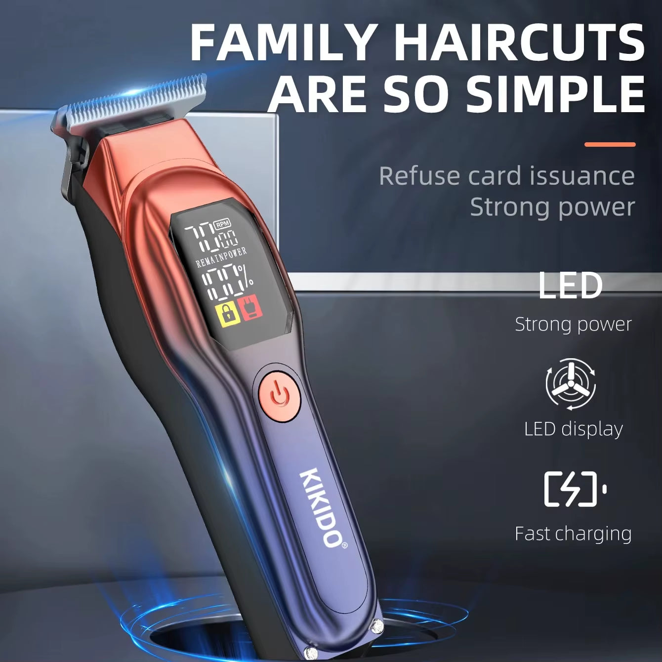 KK-A2 Rechargeable Professional Hair Clippers